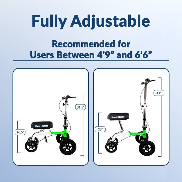 KneeRover GO HYBRID All Terrain Knee Scooter