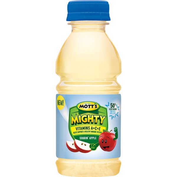 Mott's Mighty Soarin' Apple Juice, 6 ct, 8 oz