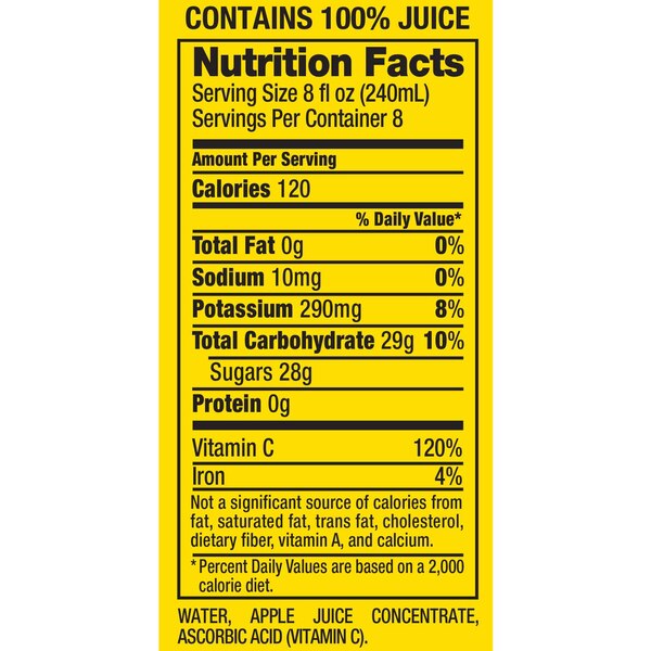 Mott's 100% Original Apple Juice, 64 oz