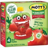 Mott's, No Sugar Added Strawberry Applesauce 4ct, 3.2 oz, thumbnail image