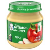 Gerber Organic 1st Foods Apple (Jar), 4 OZ, thumbnail image