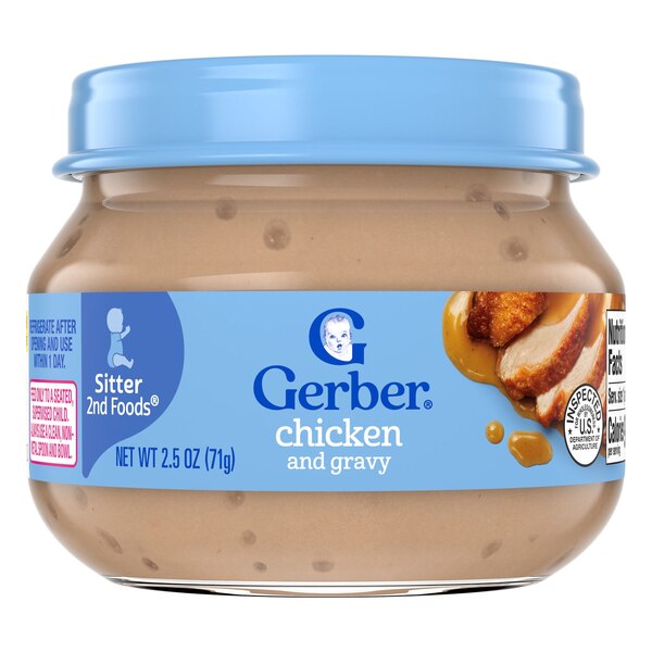 Gerber 2nd Foods, Chicken and Gravy, 2.5 OZ