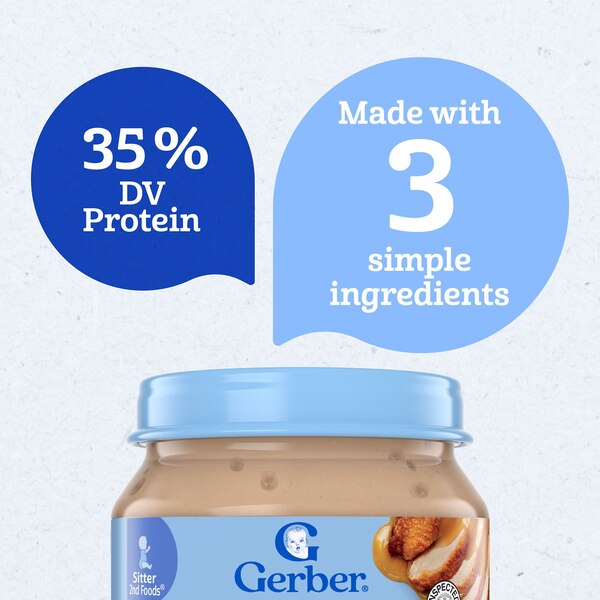 Gerber 2nd Foods, Chicken and Gravy, 2.5 OZ
