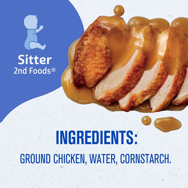 Gerber 2nd Foods, Chicken and Gravy, 2.5 OZ