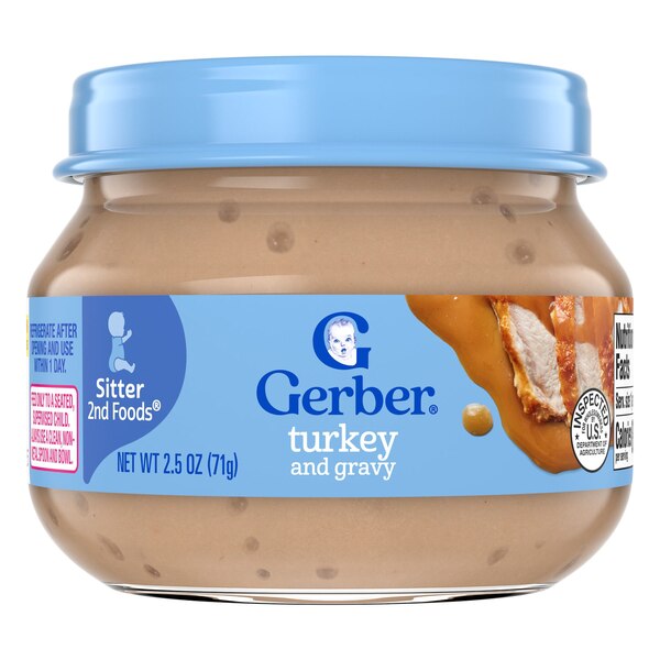 Gerber 2nd Foods, Turkey and Gravy, 2.5 OZ
