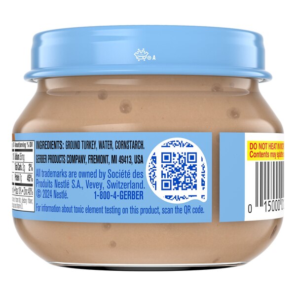 Gerber 2nd Foods, Turkey and Gravy, 2.5 OZ