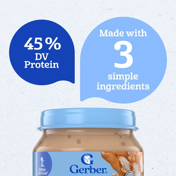Gerber 2nd Foods, Turkey and Gravy, 2.5 OZ
