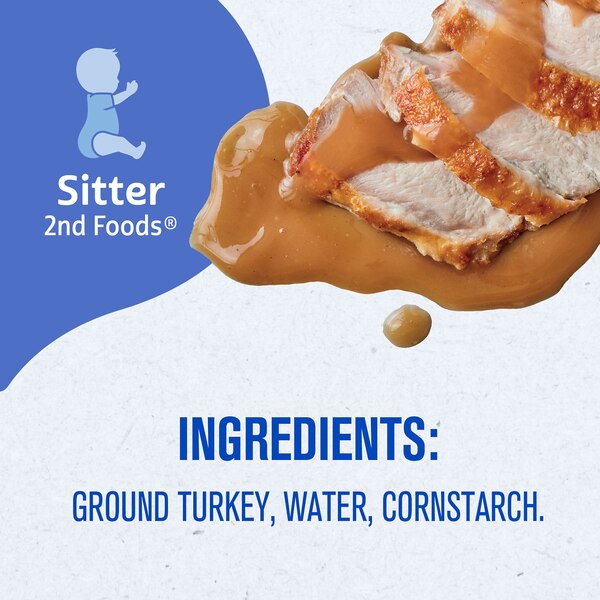 Gerber 2nd Foods, Turkey and Gravy, 2.5 OZ