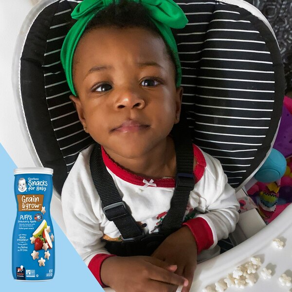 Gerber, Stage 3 Baby Food, Strawberry Apple Puffs, 1.48 OZ