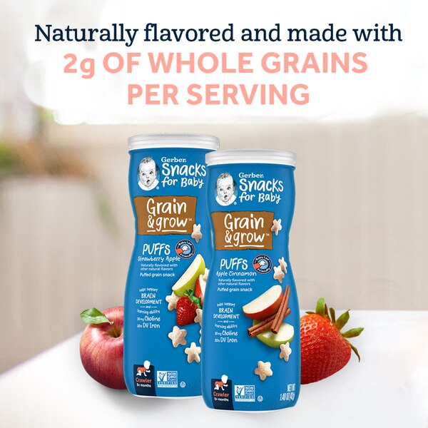 Gerber Grain & Grow Banana Puffs, 1.48 OZ