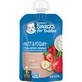 Gerber Snacks for Toddler, Fruit and Yogurt Strawberry Banana, 3.5 OZ, thumbnail image