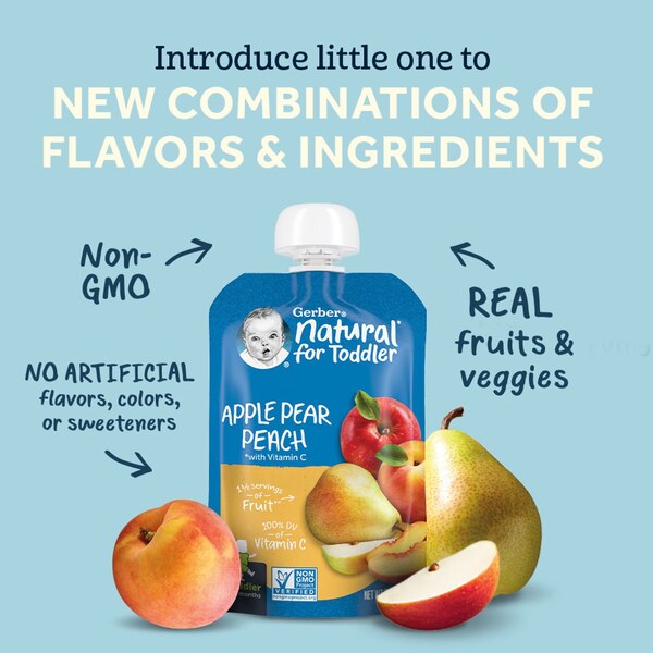 Gerber Snacks for Toddler, Fruit and Yogurt Strawberry Banana, 3.5 OZ