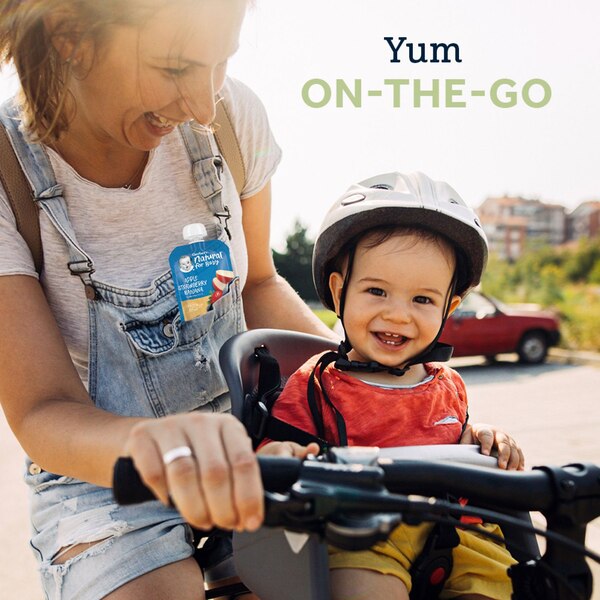 Gerber Snacks for Toddler, Fruit and Yogurt Strawberry Banana, 3.5 OZ