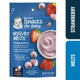 Gerber, Snacks for Baby Yogurt Melts, Strawberry, 1 OZ, thumbnail image