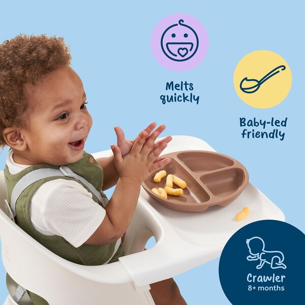 Gerber Lil Crunchies Mild Cheddar Baked Corn Snacks, 1.48 Oz
