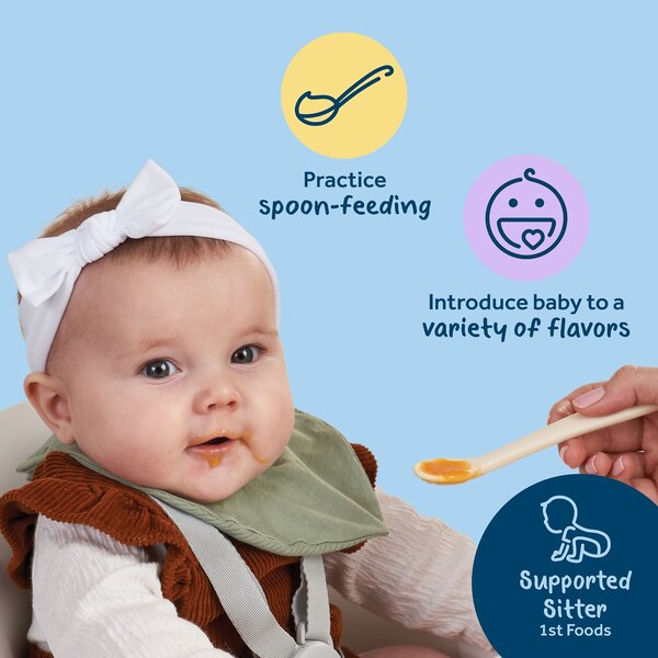 Gerber 1st Foods Natural for Baby Baby Food, Sweet Potato, 2 PK,  2 OZ