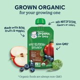 Gerber 2nd Foods Organic Apple Blueberry Spinach Baby Food, 3.5 OZ, thumbnail image