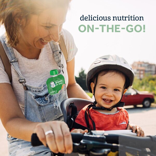 Gerber 2nd Foods Organic Apple Blueberry Spinach Baby Food, 3.5 OZ
