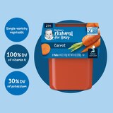 Gerber 2nd Foods Natural for Baby Baby Food, Carrots, 2 PK, 4 OZ, thumbnail image 5 of 10