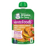 Gerber Organics Mango Peach Carrot Sweet Potato Oatmeal Pouch, 3.5 OZ, thumbnail image