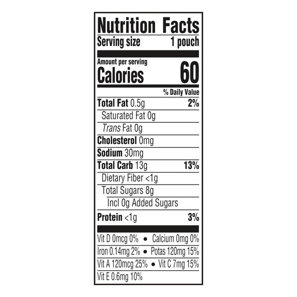 Gerber Organics Mango Peach Carrot Sweet Potato Oatmeal Pouch, 3.5 OZ