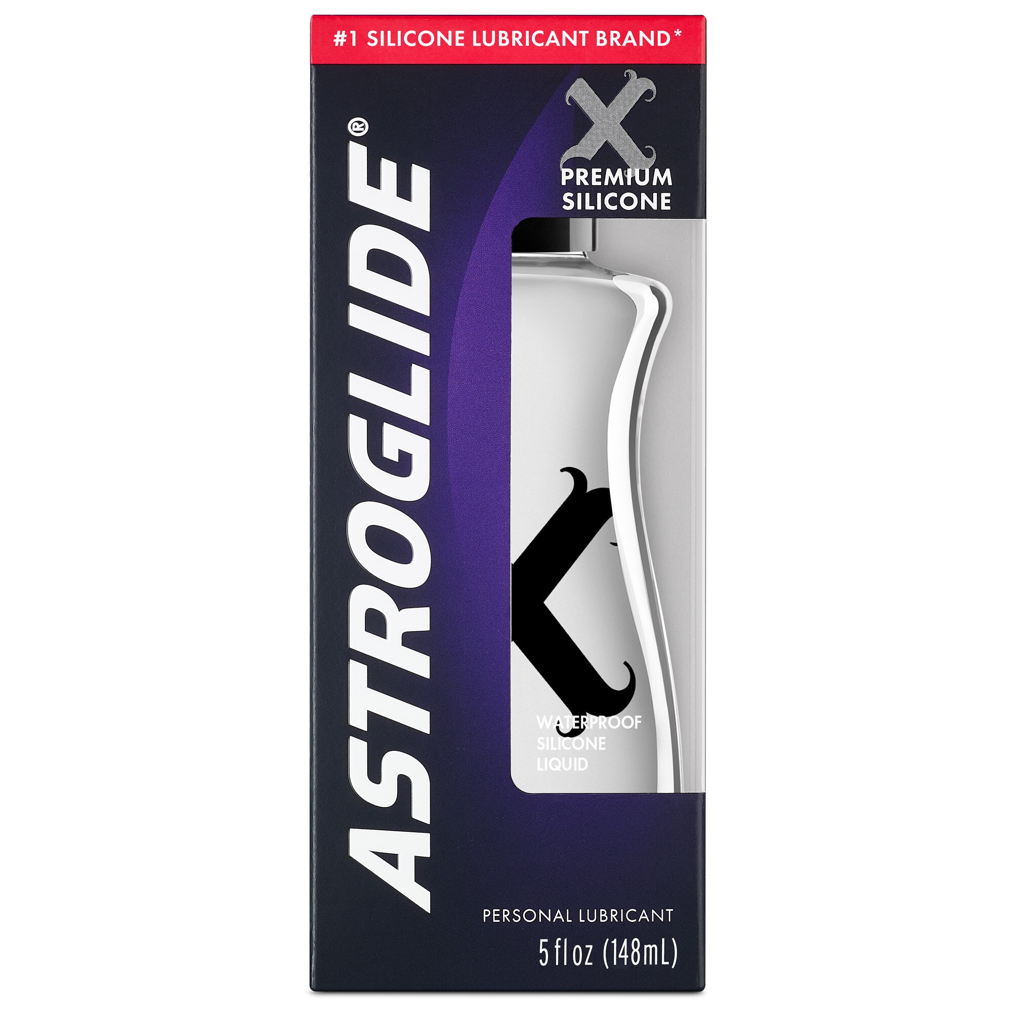 Astroglide  X Liquid, Premium Silicone Personal Lubricant, 5 OZ