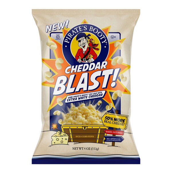 Pirate's Booty Cheddar Blast, 4 oz