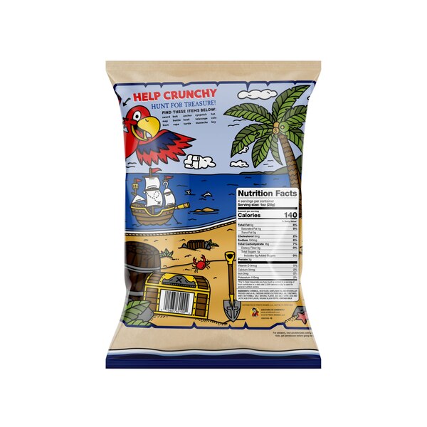 Pirate's Booty Baked Rice and Corn Puffs, Aged White Cheddar, 4 oz