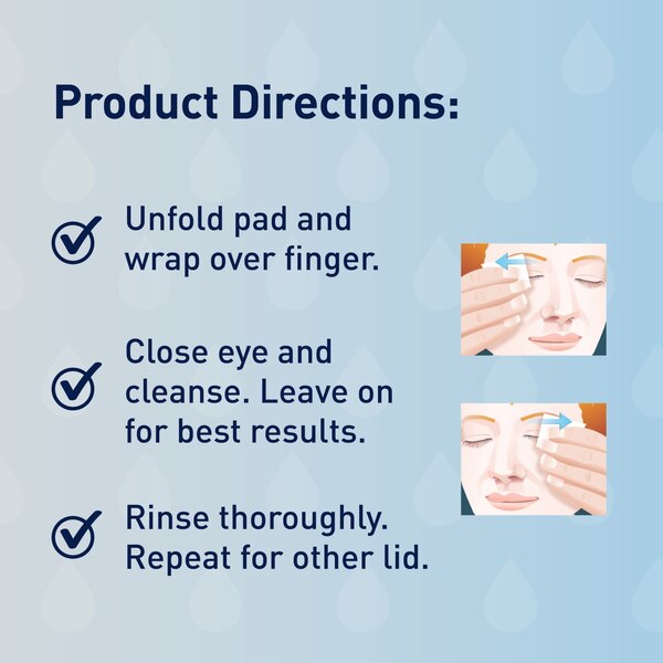 OCuSOFT Original Lid Scrub Eyelid Cleanser, 30 CT