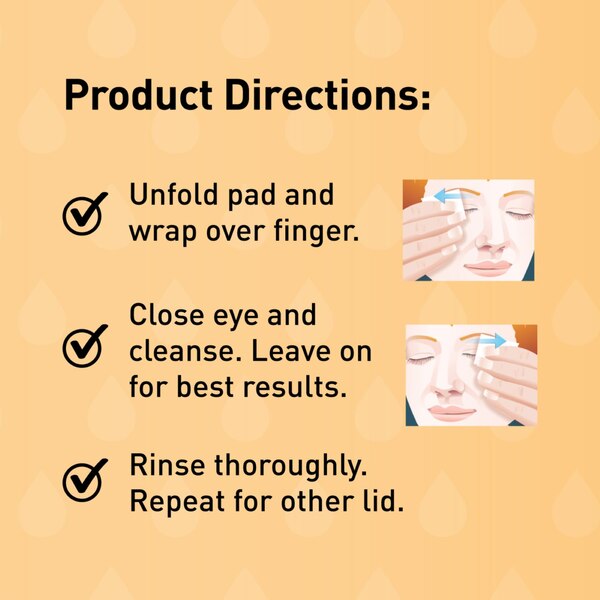 OCuSOFT Lid Scrub Oust Eyelid Cleanser, 30 CT