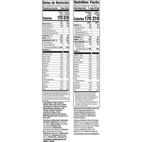 Cinnamon Toast Crunch Cereal, 12 oz