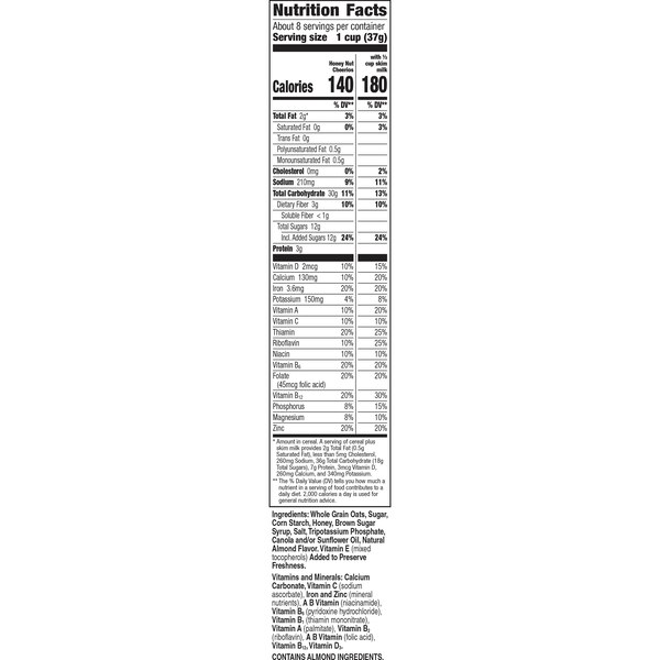Cheerios Honey Nut Cereal, 10.8 oz