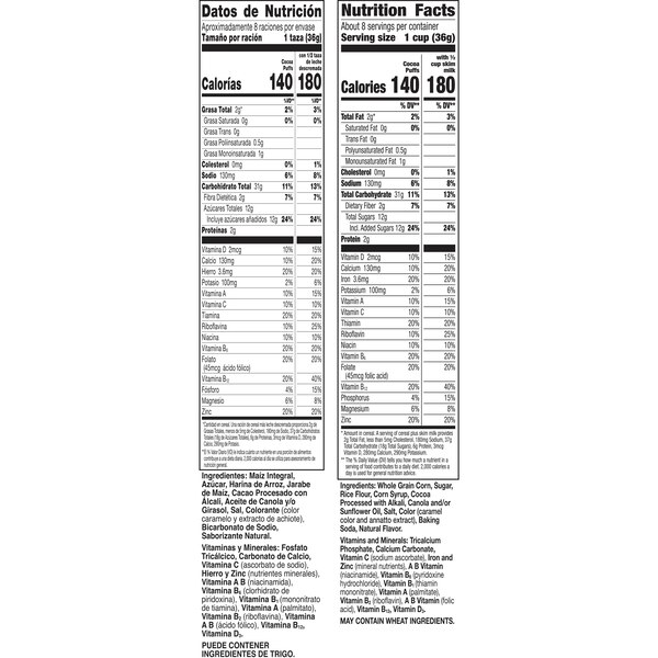 General Mills Cocoa Puffs Whole Grain Cereal, 10.4 oz