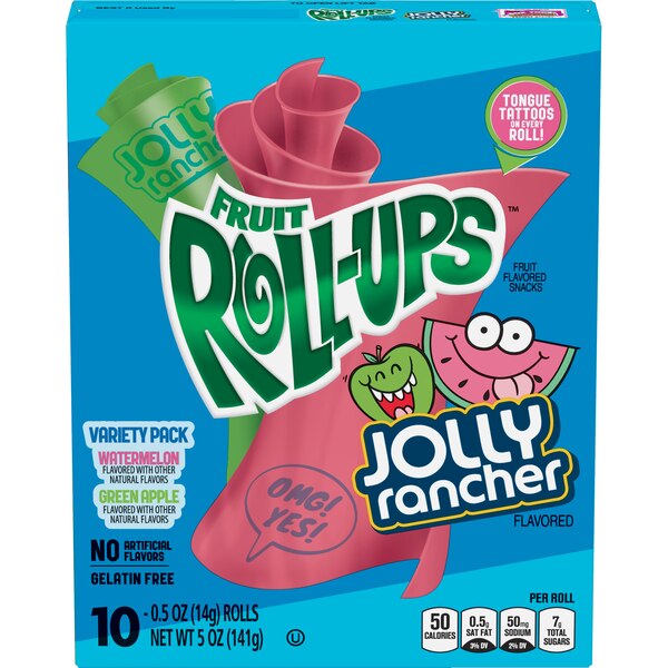 Betty Crocker Jolly Rancher Fruit Roll Ups, 5 oz
