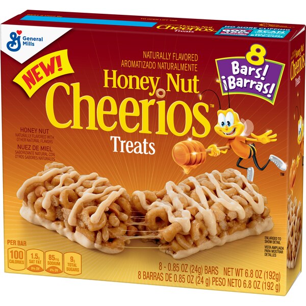 Honey Nut Cheerios Treat Bars, 8 ct
