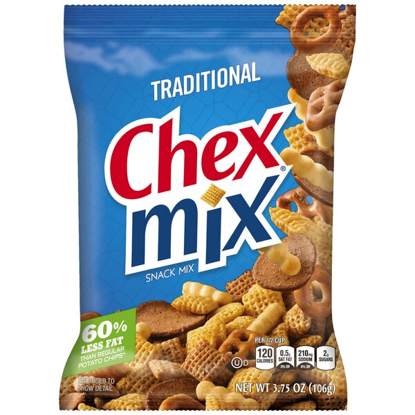 Chex Mix Traditional Snack Mix, 3.75 oz