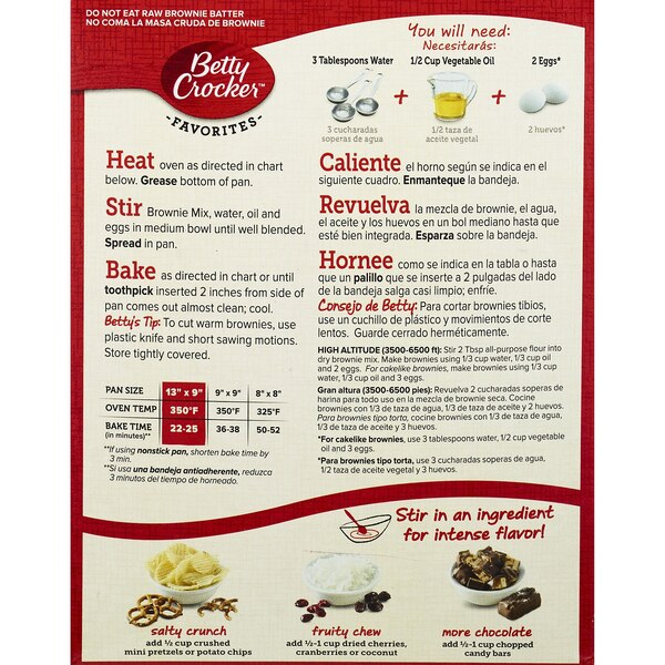 Betty Crocker Fudge Brownie Mix