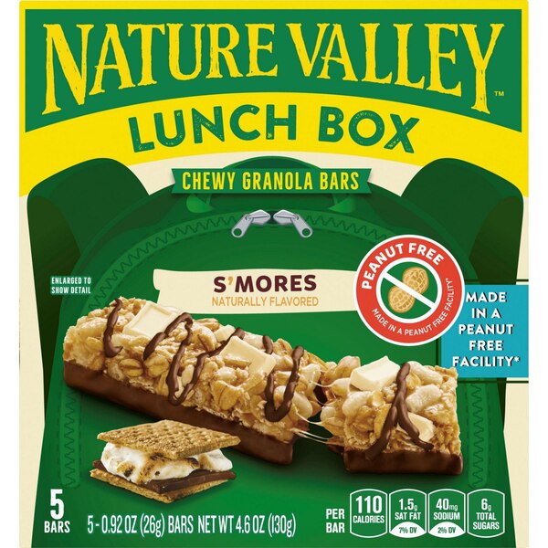Nature Valley, Smores Lunchbox Bars, 4.59 oz