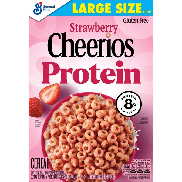 Cheerios, Strawberry Protein Cereal, 11.2 oz