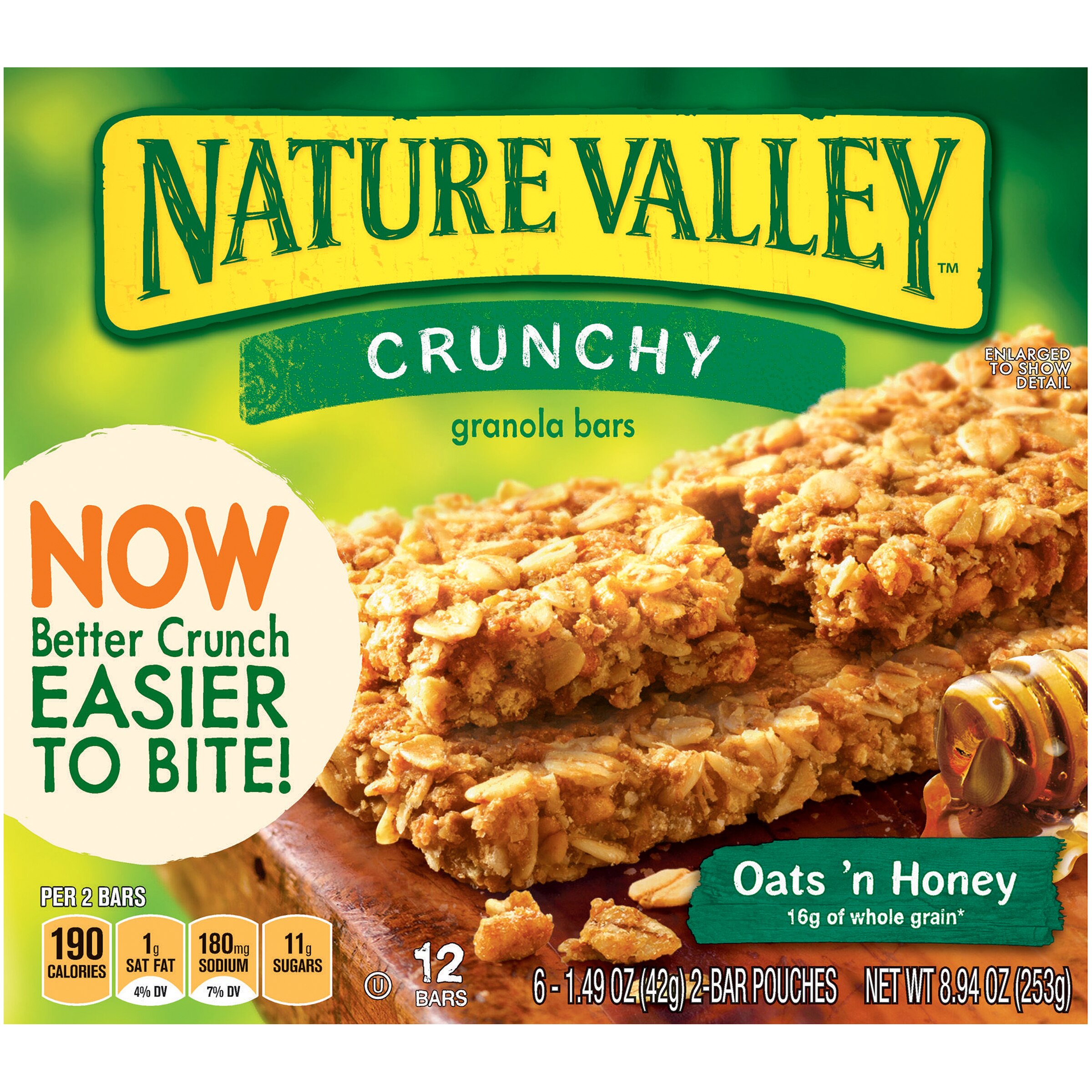 Nature Valley - Barras de cereales, de avena y miel