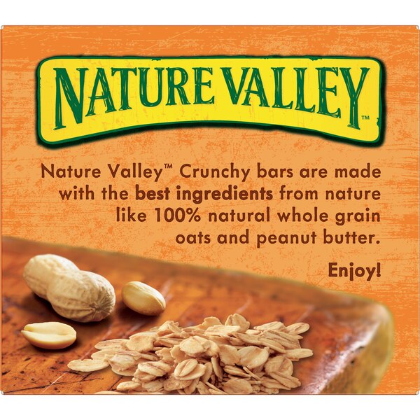 Nature Valley Crunchy Granola Bars, Peanut Butter, 6 ct
