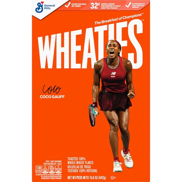 Wheaties Breakfast Cereal, 100% Whole Wheat Flakes, 15.6 oz