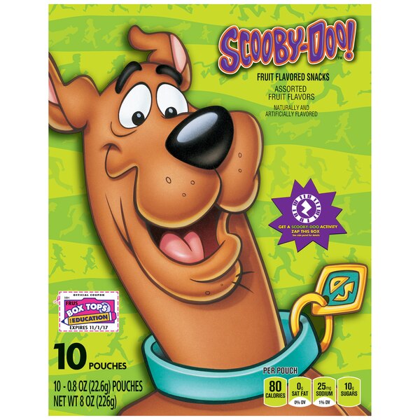 Scooby-Doo Fruit Flavored Snacks Assorted Fruit Flavors