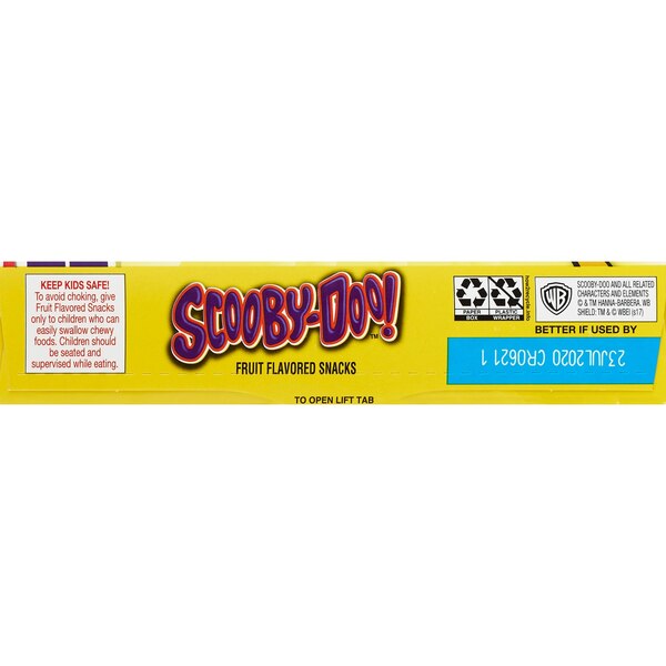 Scooby-Doo Fruit Flavored Snacks Assorted Fruit Flavors