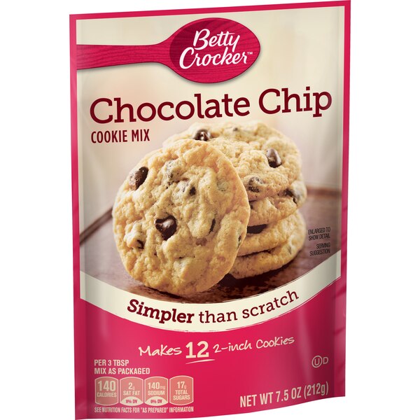 Betty Crocker Chocolate Chip Cookie Mix, 7.5 oz