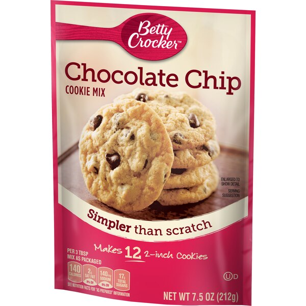 Betty Crocker Chocolate Chip Cookie Mix, 7.5 oz