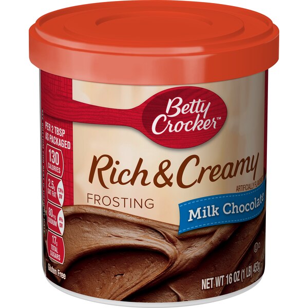 Betty Crocker Rich & Creamy Milk Chocolate Frosting, 16 oz