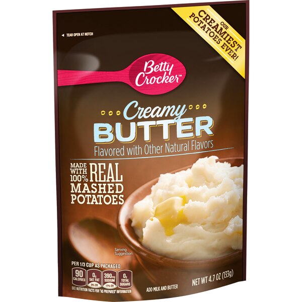 Betty Crocker Roasted Garlic Mashed Potatoes, 4.7 oz