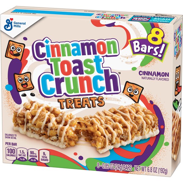 Cinnamon Toast Crunch Treat Bars, 8 ct, 6.8 oz