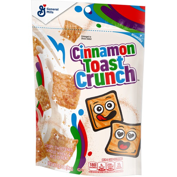 Cinnamon Toast Crunch Cereal Pouch, 3.5 oz